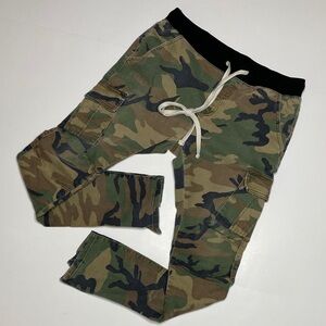 MNML Woodland Camo Cargo Pants